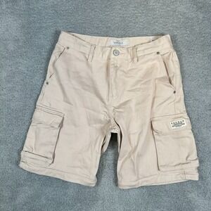 Pacsun Jean Cargo Shorts‎ Men's 30 beige flex outdoor streetwear